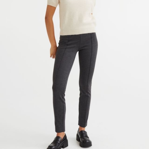 NWT Massimo Fabbro Dark Grey Leggings - Picture 1 of 16